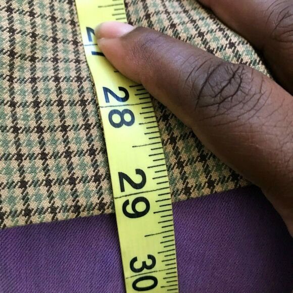 Talbots Pants Womens Sz 8P Petite Brown Plaid Signature‎ Boot Cut Stretch Dress - Picture 12 of 12